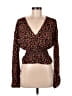 AFRM 100% Rayon Black Long Sleeve Blouse Size M - photo 1