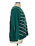 Liz Claiborne 100% Cotton Stripes Green Pullover Sweater Size 1X - photo 4