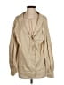 D.Exterior Tan Long Sleeve Blouse Size S - photo 1