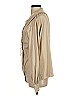 D.Exterior Tan Long Sleeve Blouse Size S - photo 5