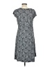 Assorted Brands Print Gray Casual Dress Size M - photo 2