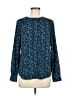 Lark & Ro 100% Polyester Teal Long Sleeve Blouse Size 6 - photo 1