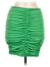 Unbranded Solid Green Casual Skirt Size M - photo 1