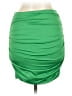 Unbranded Solid Green Casual Skirt Size M - photo 2