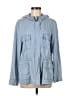 BB Dakota 100% Tencel Blue Raincoat Size M - photo 1