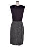 Max Mara Tweed Gray Brown Cocktail Dress Size 8 - photo 2