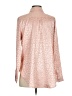 Unbranded 100% Polyester Animal Print Pink Long Sleeve Blouse Size S - photo 2