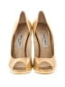 Jimmy Choo 100% Leather Yellow Heels Size EU 39 1/2 - photo 2