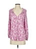 Style&Co Pink 3/4 Sleeve Blouse Size S - photo 1