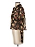 Millau 100% Polyester Floral Black Long Sleeve Blouse Size XS - photo 5