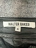 Walter Baker 100% Polyester Tweed Silver Dress Pants Size 6 - photo 7