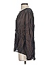 Wrap 100% Viscose Black Long Sleeve Blouse Size 4 - photo 5