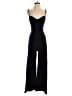 Fashion Nova Solid Black Jumpsuit Size S - photo 1