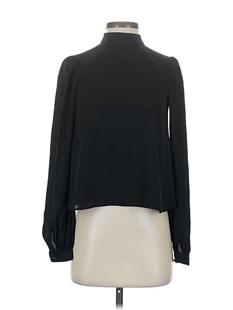 Pre-owned Rebecca Minkoff Long Sleeve Blouse In Black