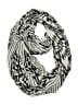 Charlotte Russe 100% Polyester Gray Black Scarf One size - photo 1