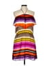 Glam 100% Polyester Tie-dye Orange Cocktail Dress Size L - photo 1