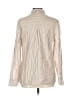 Express Stripes Ivory Long Sleeve Button-Down Shirt Size L - photo 2