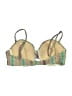 L Space Chevron-herringbone Green Swimsuit Top Size Lg - XL (36D) - photo 2