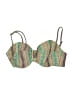 L Space Chevron-herringbone Green Swimsuit Top Size Lg - XL (36D) - photo 1