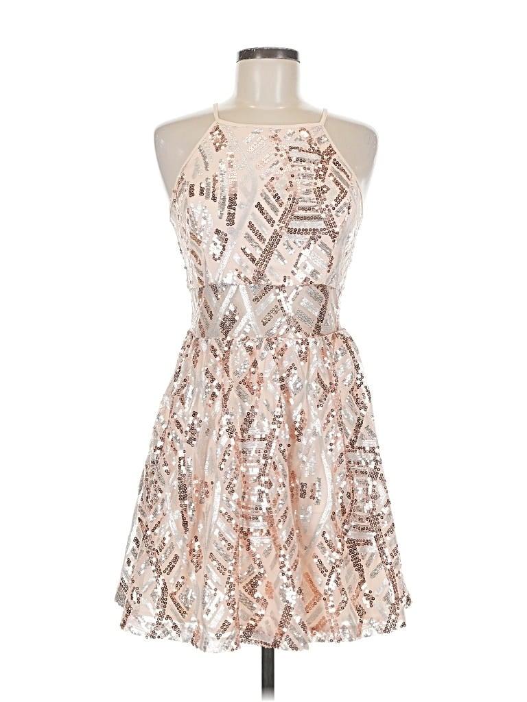 Pre-owned Emerald Sundae Cocktail Dress In Silver