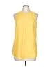Cremieux 100% Polyester Yellow Sleeveless Blouse Size 10 (estimated) - photo 1
