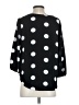 Kaileigh Polka Dots Black 3/4 Sleeve Blouse Size XS - photo 2