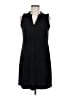 MICHAEL Michael Kors Solid Black Casual Dress Size M - photo 1