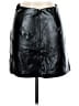 Topshop 100% Polyester Black Faux Leather Skirt Size 6 - photo 2