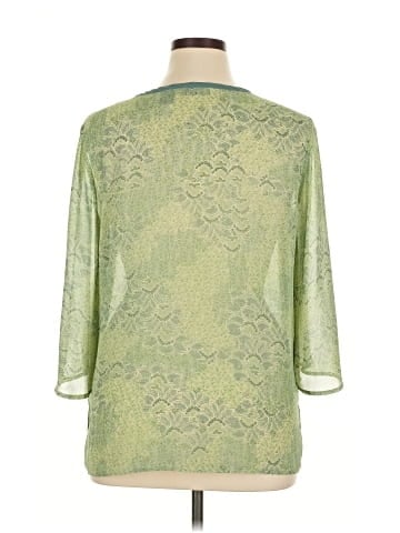 Apostrophe 3/4 Sleeve Blouse (view 2)