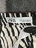 Zara 100% Polyester Print Red Black Casual Skirt Size XS - photo 4