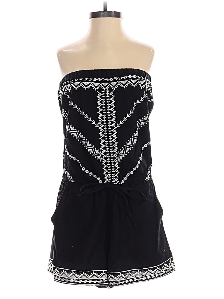 Pre-owned Angie Romper In Black