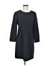 Nine West Solid Black Casual Dress Size M - photo 1