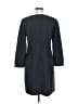 Nine West Solid Black Casual Dress Size M - photo 2