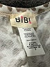 Bibi Animal Print Ivory Long Sleeve Blouse Size S - photo 4