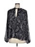 Little Moon Paisley Gray 3/4 Sleeve Blouse Size XL - photo 1