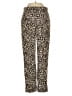 J.Crew 100% Polyester Animal Print Brown Casual Pants Size 0 - photo 1