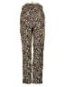 J.Crew 100% Polyester Animal Print Brown Casual Pants Size 0 - photo 2
