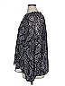 Little Moon Paisley Gray 3/4 Sleeve Blouse Size XL - photo 5