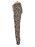 J.Crew 100% Polyester Animal Print Brown Casual Pants Size 0 - photo 5