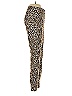 J.Crew 100% Polyester Animal Print Brown Casual Pants Size 0 - photo 4