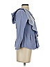 Sugarfly Solid Blue Purple Cardigan Size S - photo 4