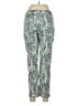 Etcetera Print Teal Casual Pants Size 8 - photo 2