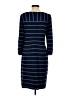 Talbots Stripes Blue Casual Dress Size 4 - photo 2