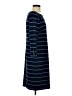Talbots Stripes Blue Casual Dress Size 4 - photo 4