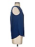 Assorted Brands 100% Polyester Blue Sleeveless Blouse Size XS - photo 4