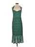 Hutch Polka Dots Green Cocktail Dress Size S - photo 1