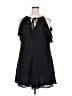 Decree 100% Polyester Solid Black Cocktail Dress Size XXL - photo 2