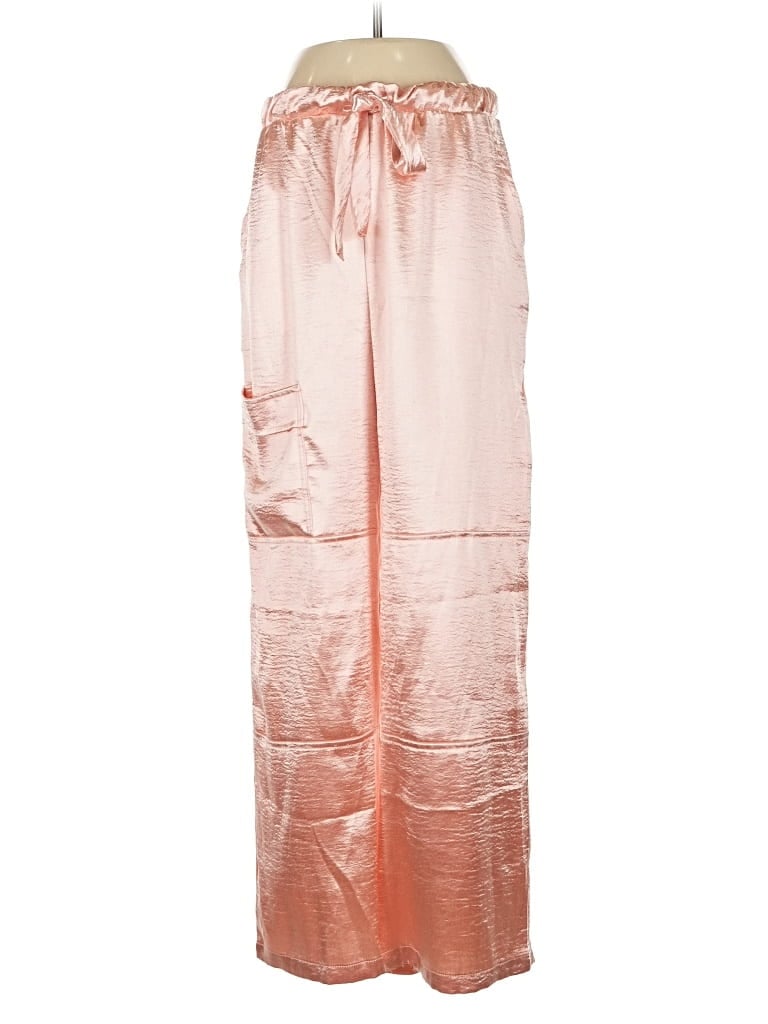 Pre-owned Self Contrast Casual Pants In Pink