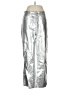 Express Metallic Silver Casual Pants Size 8 - photo 1