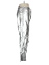 Express Metallic Silver Casual Pants Size 8 - photo 4